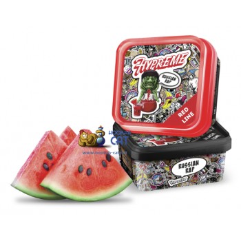 Табак для кальяна Hypreme Russian Rap Black Line (Хайприм Арбуз Крепкая Линейка) 100г Акцизный